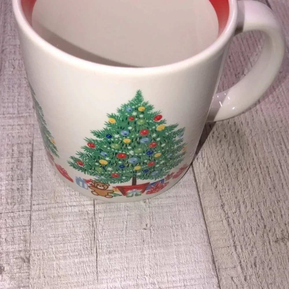 Vintage Christmas coffee mug happy holidays from Himask